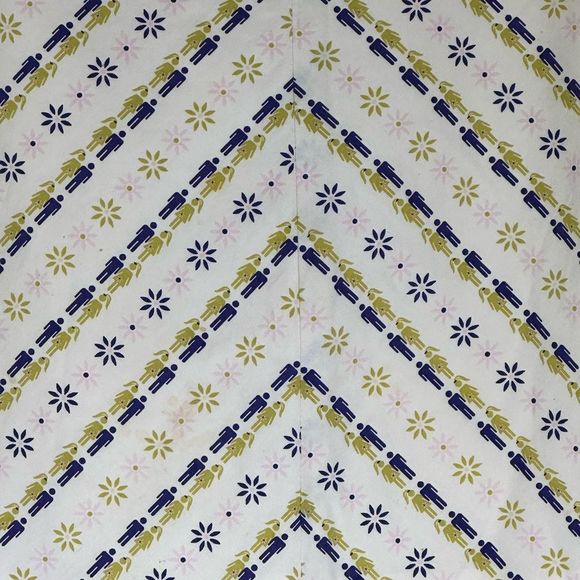 Vintage Y2K Fossil Women's Skirt mini with side slit men women print 6 cotton - Picture 4 of 11